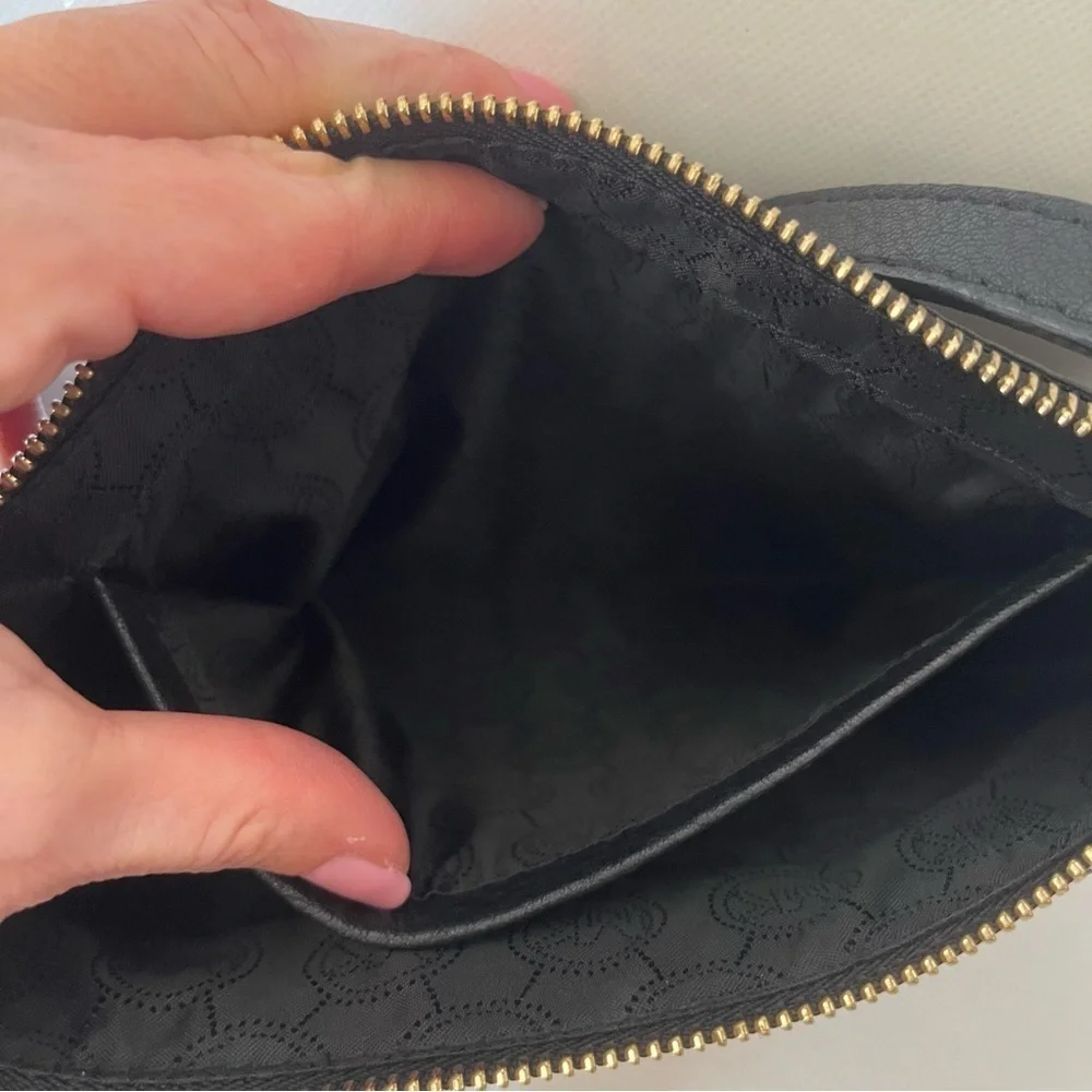 Michael Kors Black Leather Crossbody Bag